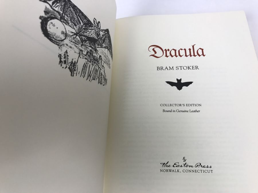 Easton Press Hardcover Book Dracula By Bram Stoker