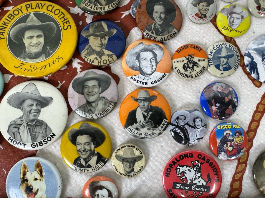 Huge Collection Of Vintage Collectible Western Movie Star Actor Cowboy