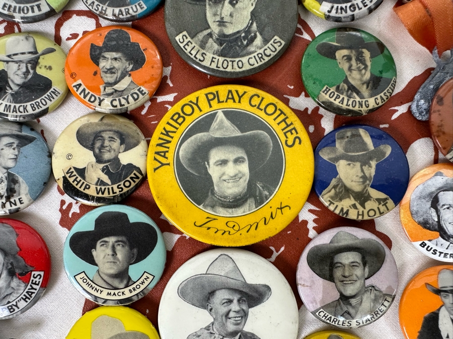 Huge Collection Of Vintage Collectible Western Movie Star Actor Cowboy