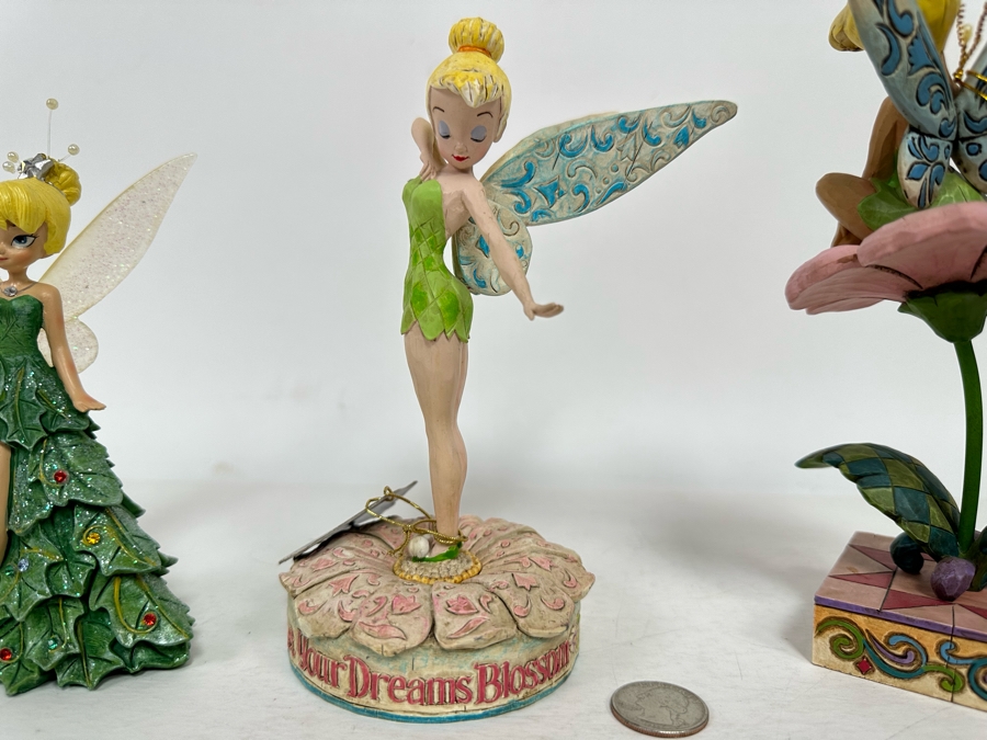 Tinkerbell Figurines Sitting Pretty Let Your Dreams Blossom By Jim