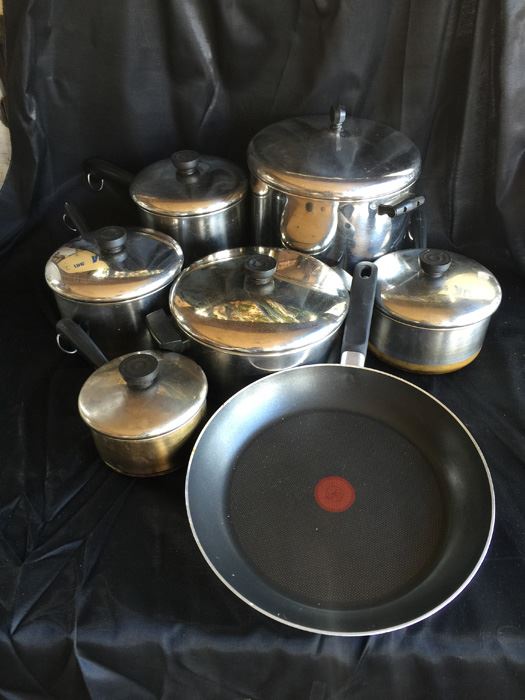 Revere Ware & T-fal Pot And Pan Lot [Photo 1]