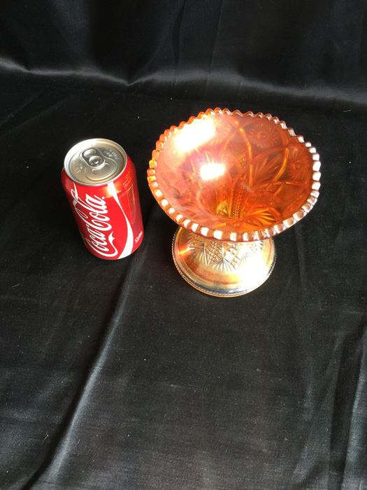 Carnival Glass Compote [Photo 1]