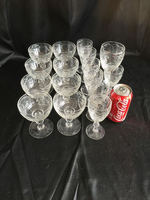 Crystal Stemware Lot [Photo 1]