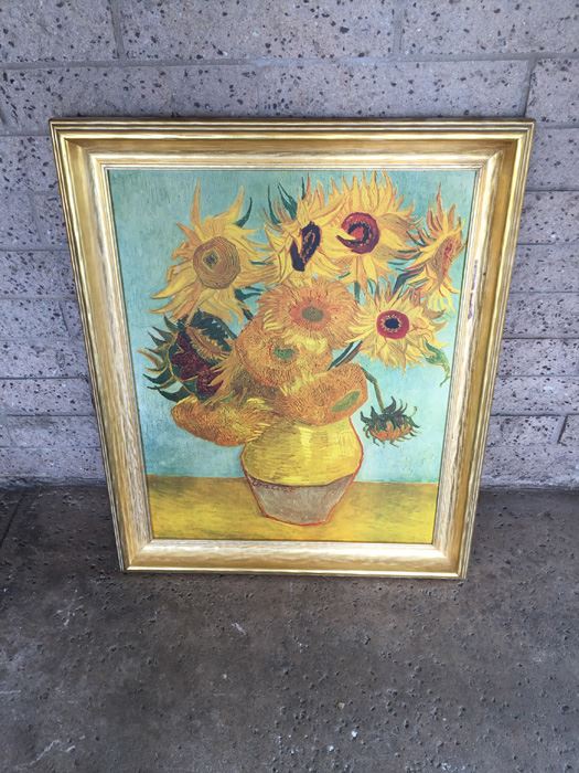 Vincent Van Gogh Sunflowers Framed Print