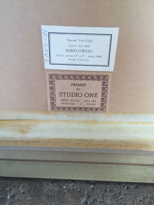 Vincent Van Gogh Sunflowers Framed Print [Photo 2]