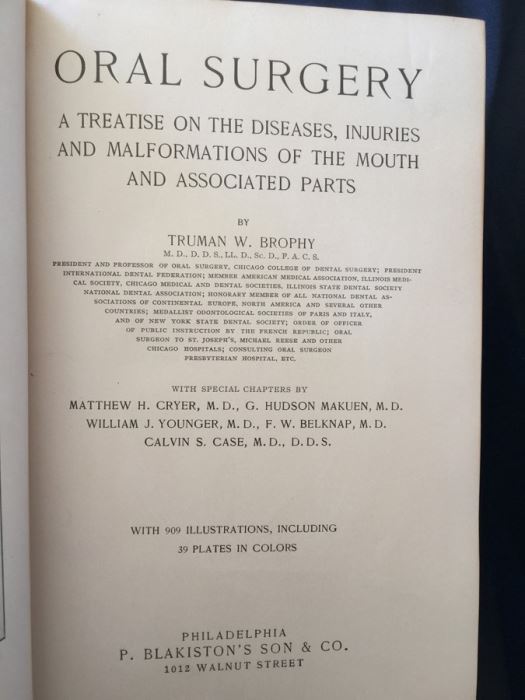 Oral Surgery Book - Brophy [Photo 2]