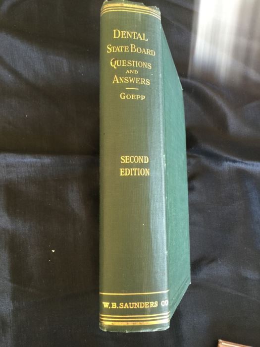 Dental State Board Questions And Answers - Goepp - 1917 [Photo 1]