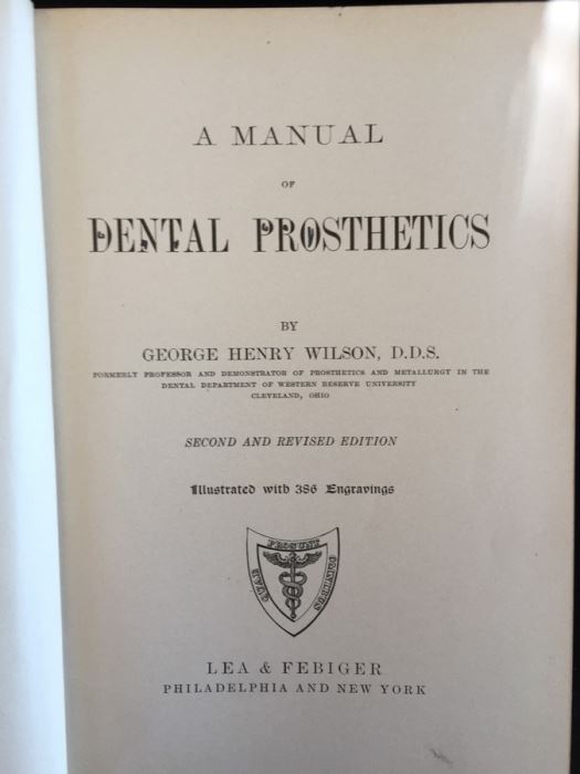 Dental Prosthetics Book - Wilson [Photo 2]