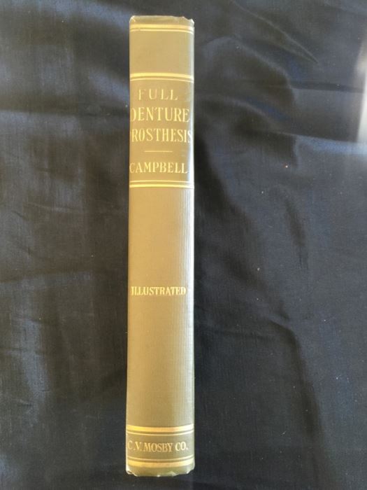 Full Denture Prosthesis Book - Campbell - 1924 [Photo 1]
