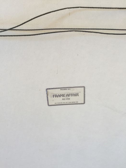 Limited Edition Lithograph By John Gable Titled Pacific Combat (63 Of 750) - Signed By Dennis Conner [Photo 6]