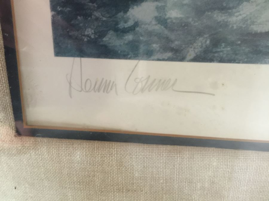 Limited Edition Lithograph By John Gable Titled Pacific Combat (63 Of 750) - Signed By Dennis Conner [Photo 3]