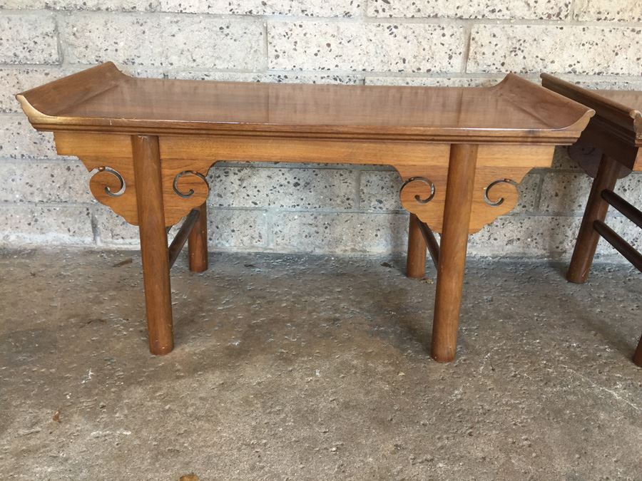 Pair Of Matching Asian Tables [Photo 2]