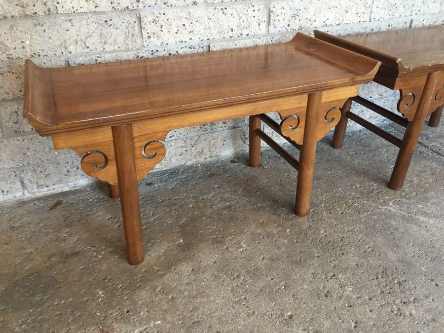 Pair Of Matching Asian Tables [Photo 8]