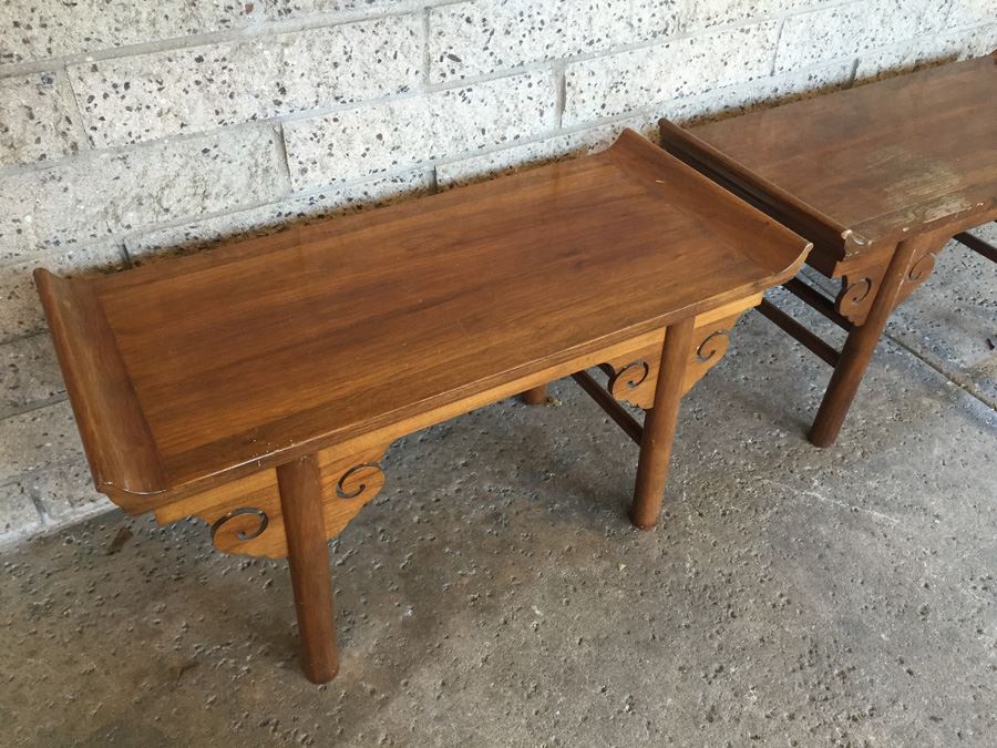 Pair Of Matching Asian Tables [Photo 7]