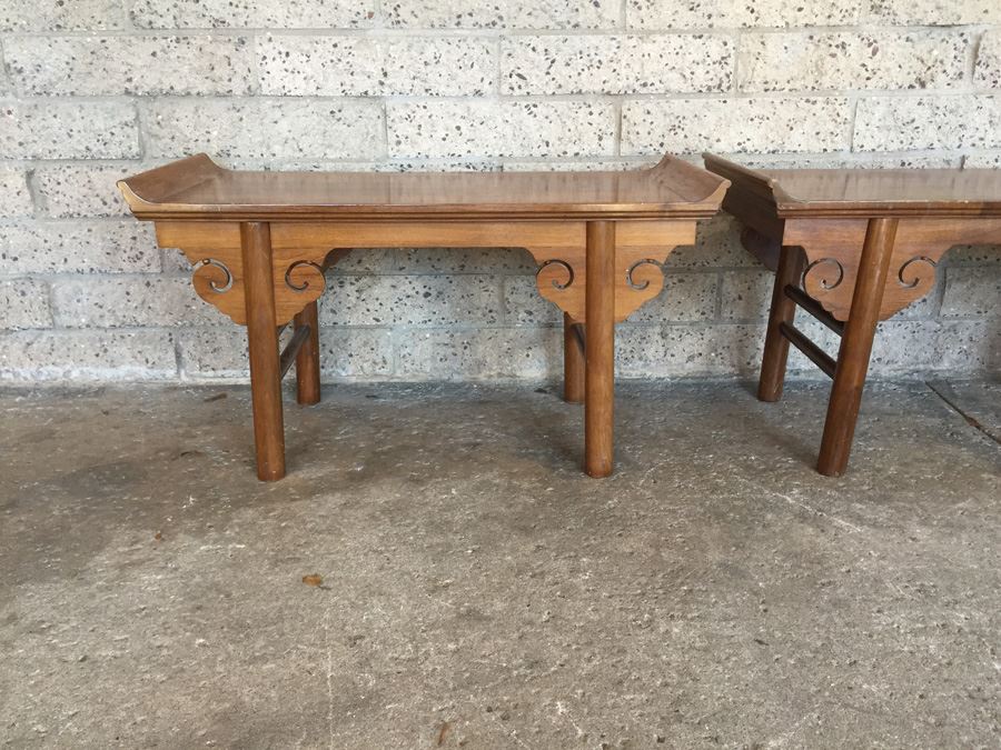 Pair Of Matching Asian Tables [Photo 9]