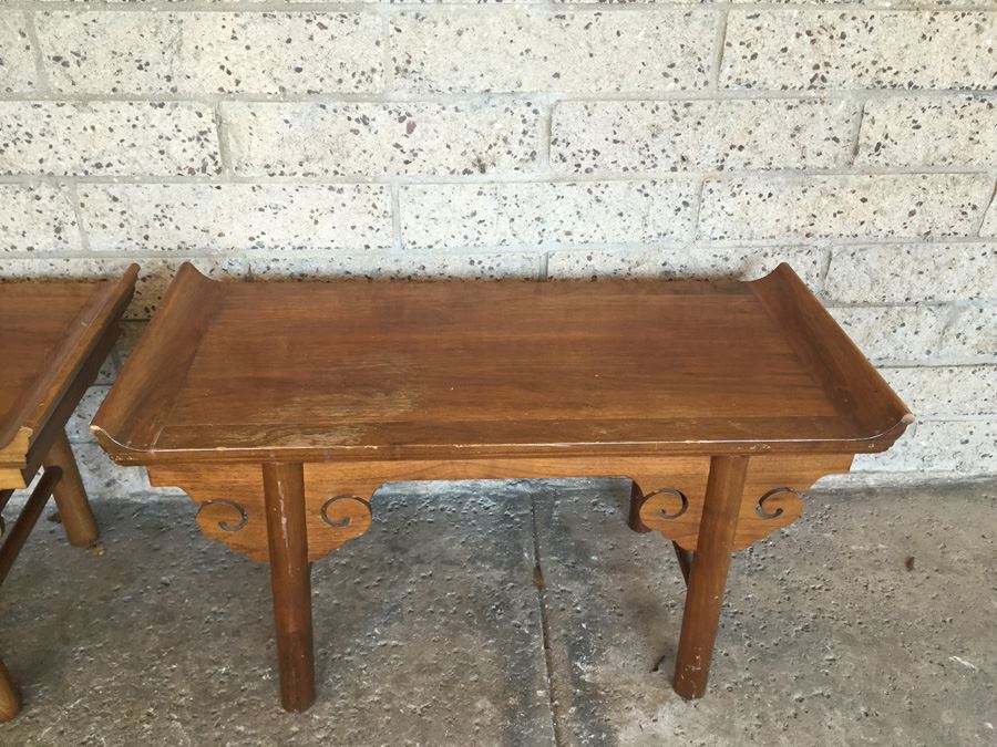 Pair Of Matching Asian Tables [Photo 6]