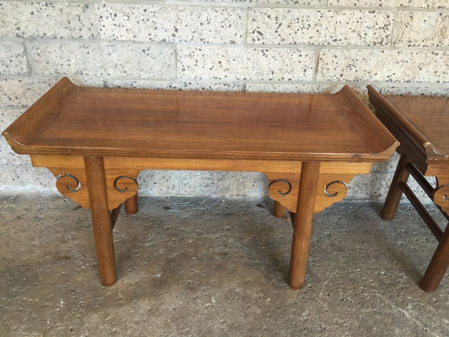 Pair Of Matching Asian Tables [Photo 4]