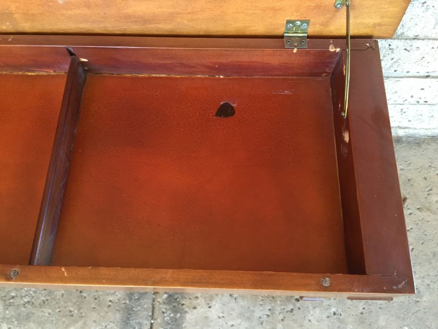 Vintage Wooden Piano Bench [Photo 7]