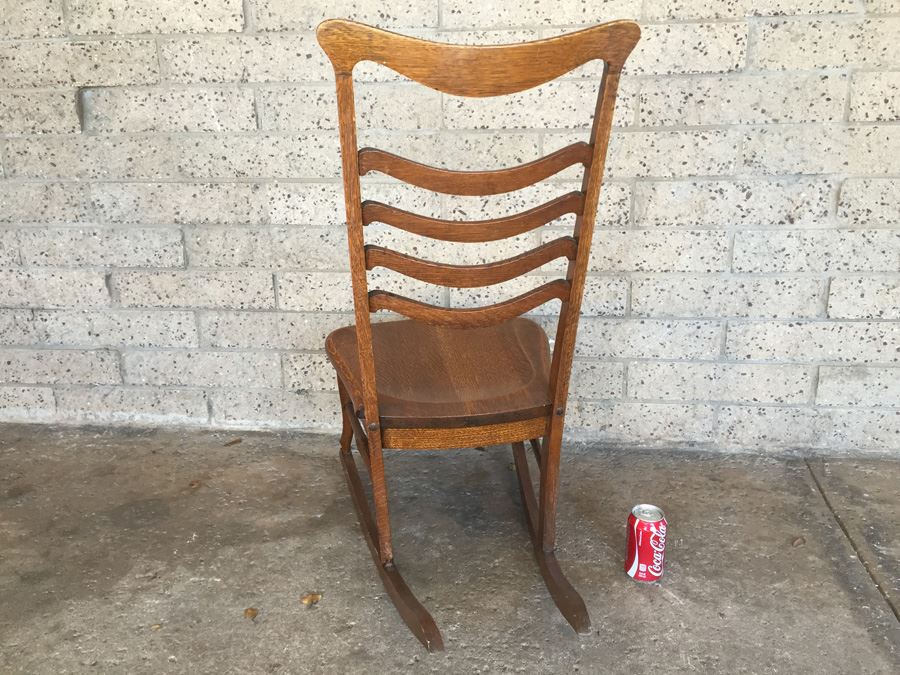 J.S Ford, Johnson & Company Chicago Quarter Sawn Oak Rocking Chair [Photo 10]