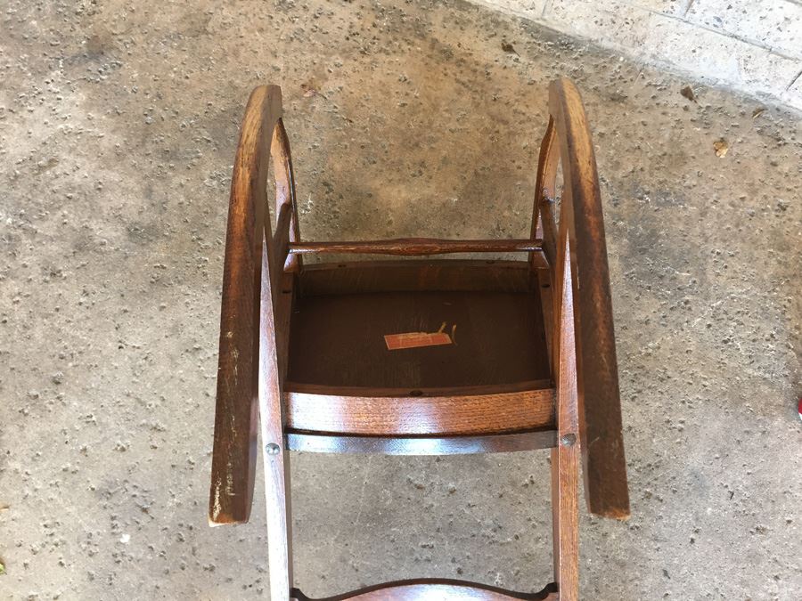 J.S Ford, Johnson & Company Chicago Quarter Sawn Oak Rocking Chair [Photo 11]