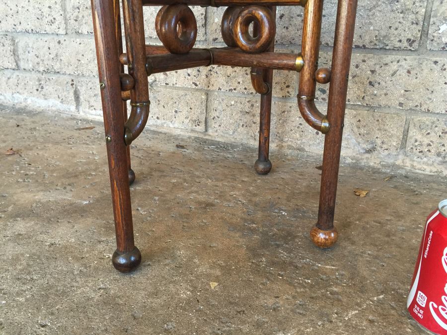 Uniquely Designed Oak Side Table [Photo 12]