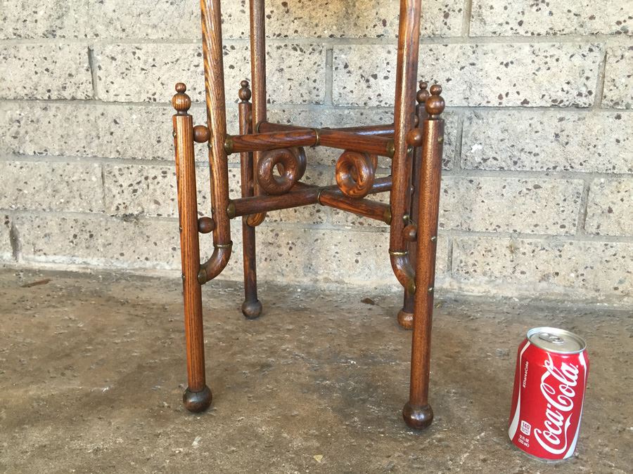 Uniquely Designed Oak Side Table [Photo 7]