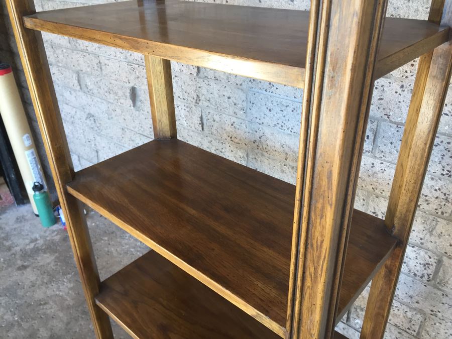 Solid Wood Tall Bookshelf Bookcase [Photo 9]