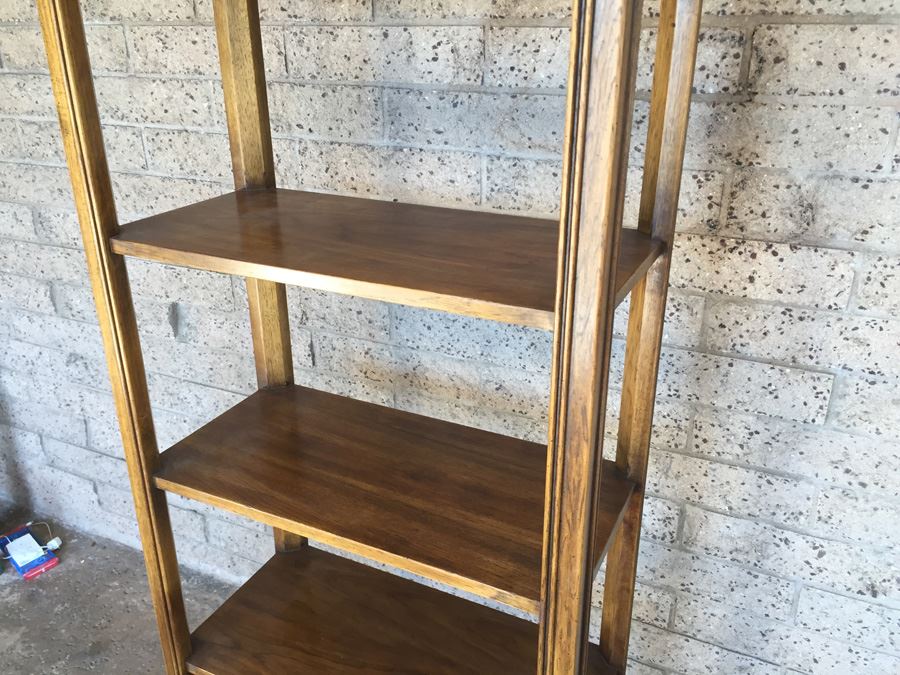Solid Wood Tall Bookshelf Bookcase [Photo 6]