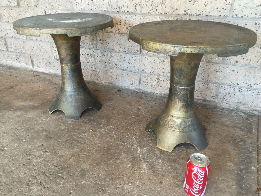 Pair Of Metal Side Tables [Photo 8]