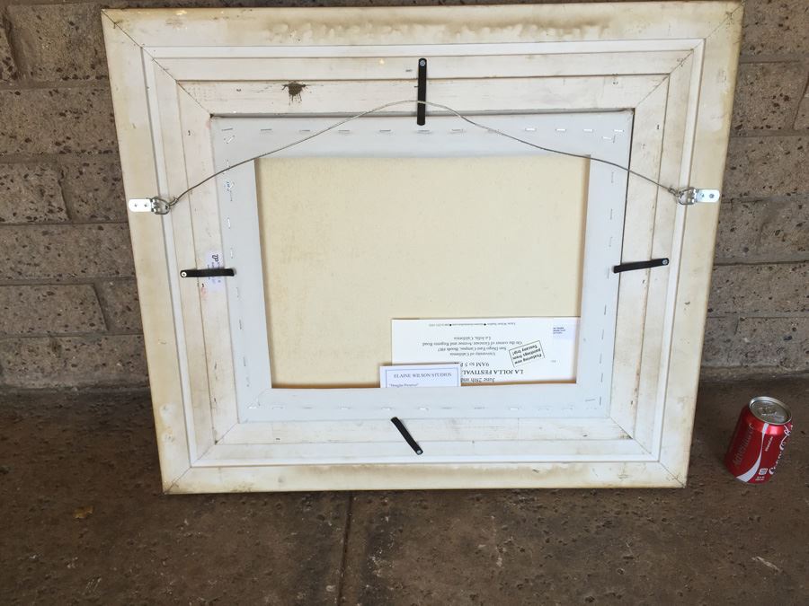 Elaine Wilson 16' x 20' Oil On Canvas Plein Air Painting 'Douglas Preserve' Santa Barbara, CA [Photo 9]