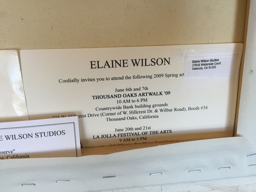 Elaine Wilson 16' x 20' Oil On Canvas Plein Air Painting 'Douglas Preserve' Santa Barbara, CA [Photo 11]