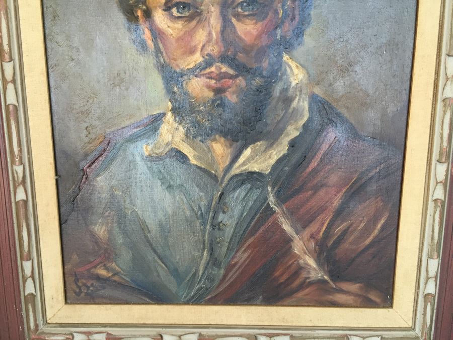 Original Signed Oil Portrait Painting [Photo 4]