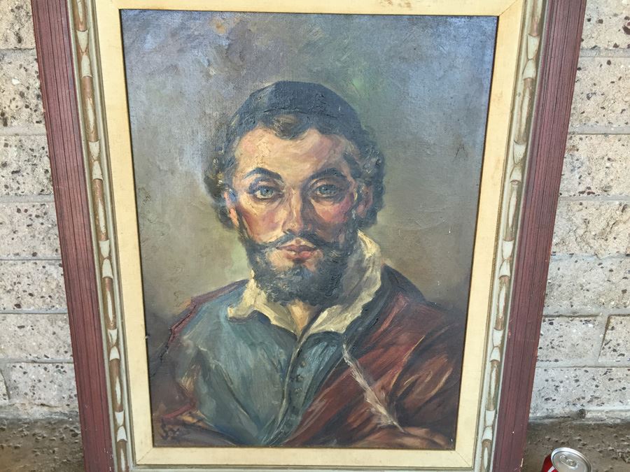 Original Signed Oil Portrait Painting [Photo 5]
