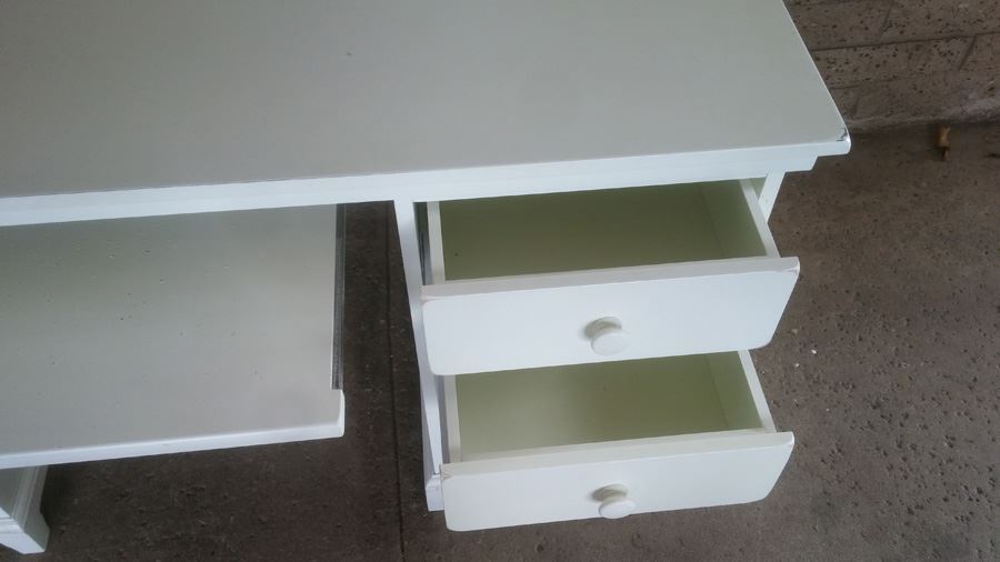 Pottery Barn White Desk [Photo 5]
