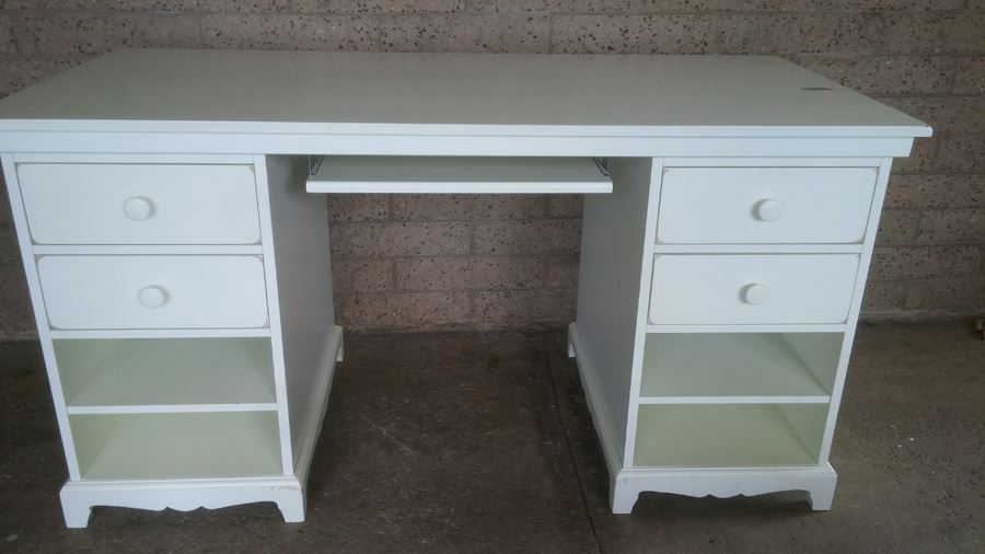 Pottery Barn White Desk
