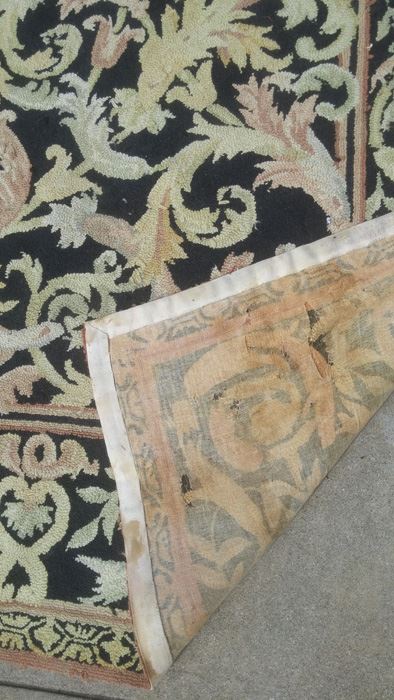 Vintage Needlepoint Floral Area Rug [Photo 4]
