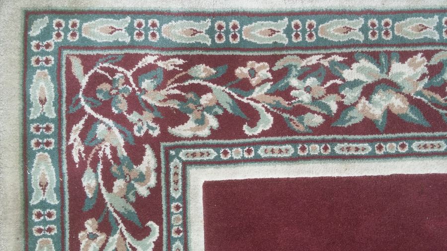 8' x 11' Burgundy Area Rug [Photo 3]