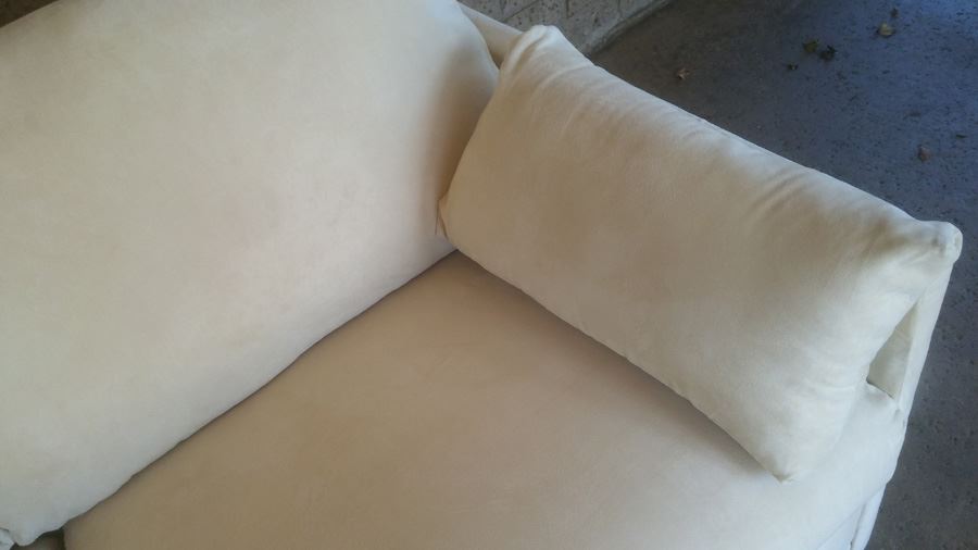 White Loveseat Sleeper Sofa In Excellent Condition [Photo 2]