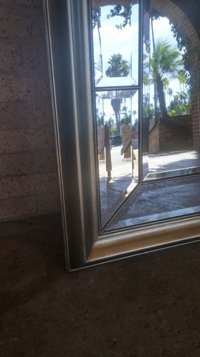 Large Full Length Arched Beveled Glass Mirror [Photo 5]