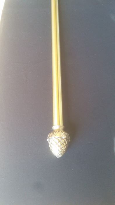 Restoration Hardware Curtain Rod With Pineapple Finial [Photo 4]