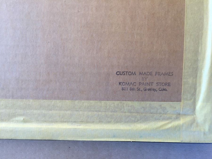 Original Ink Drawing Titled 'Lee's Ferry' By Myra Thomas 1926 - Western Scene [Photo 9]