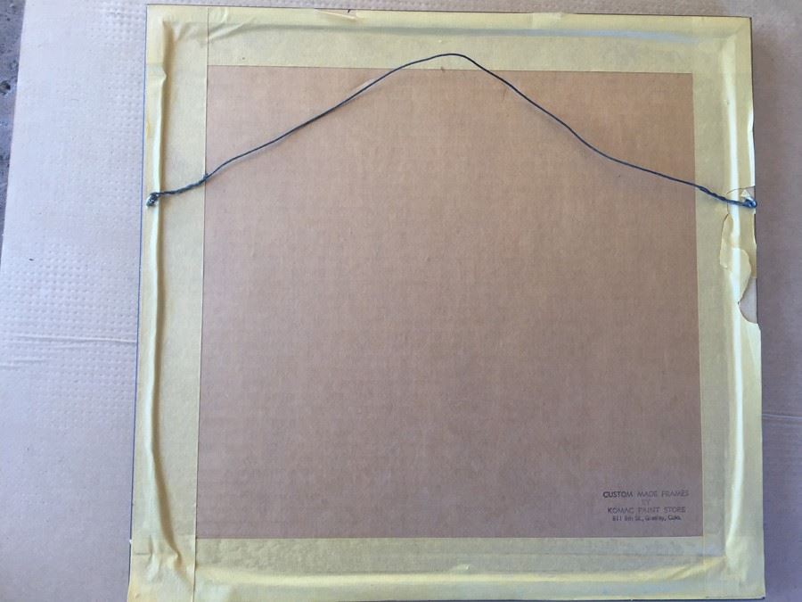 Original Ink Drawing Titled 'Lee's Ferry' By Myra Thomas 1926 - Western Scene [Photo 8]