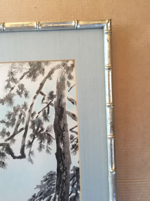 Woodblock Print - 'Former Imperial Palace In Kyoto' By Eiichi Kotozuka [Photo 5]