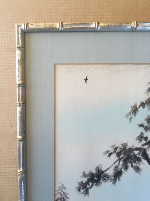 Woodblock Print - 'Former Imperial Palace In Kyoto' By Eiichi Kotozuka [Photo 4]