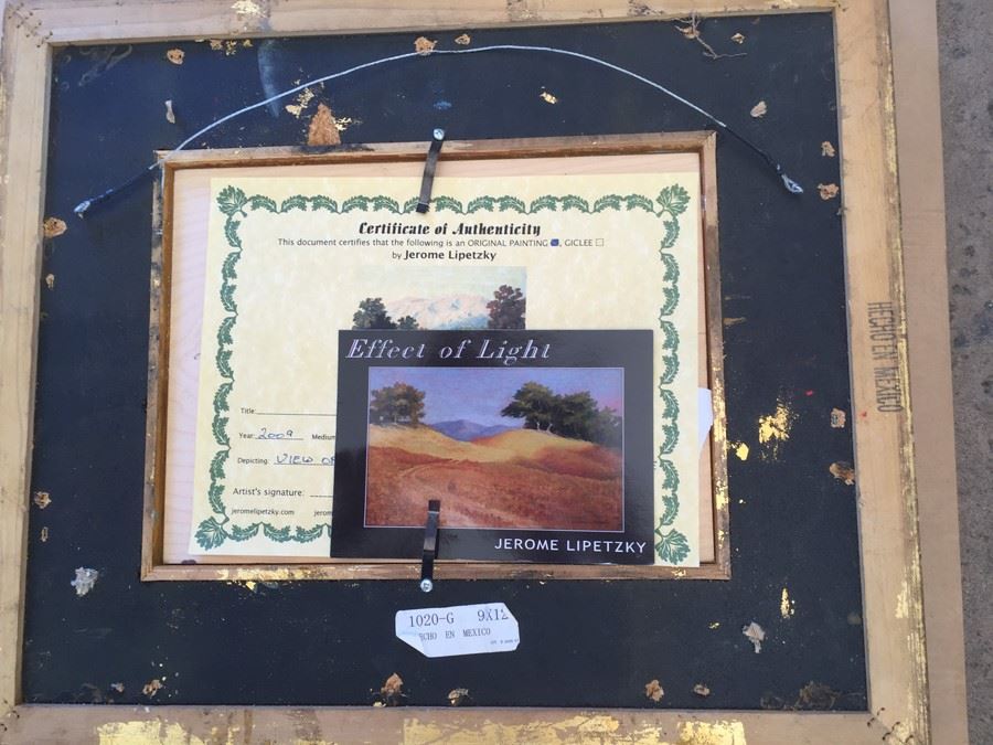 Oil On Linen Titled 'South El Capitan' By Jerome Lipetzky [Photo 3]