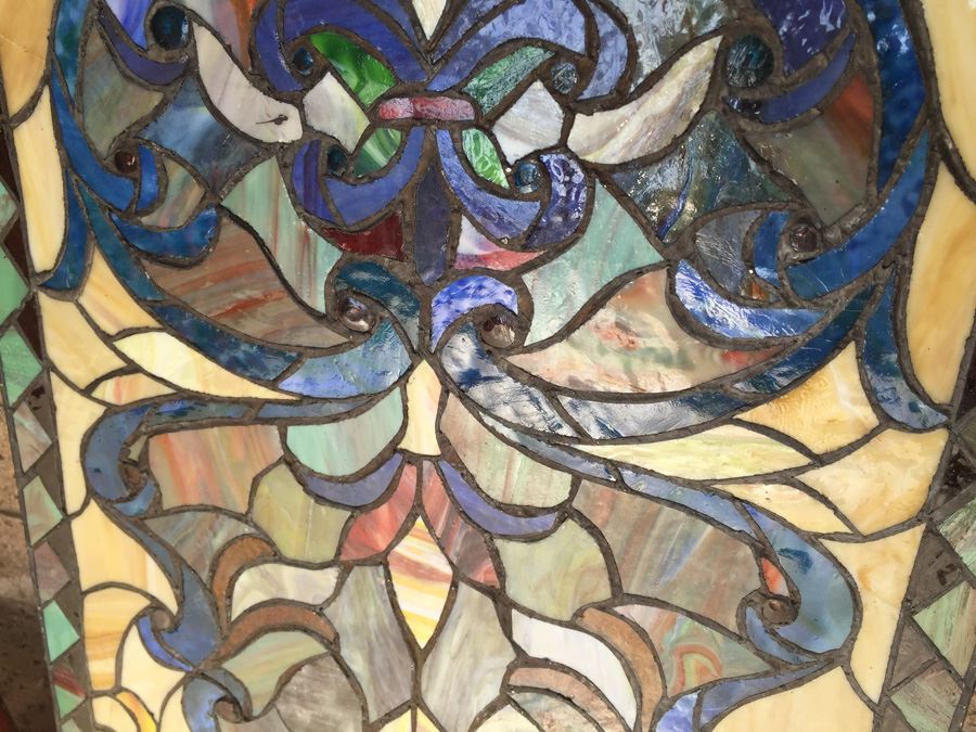 Framed Stained Glass Windows Artwork With Chain For Hanging [Photo 6]