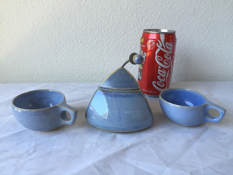 Unusual Signed Tea Set