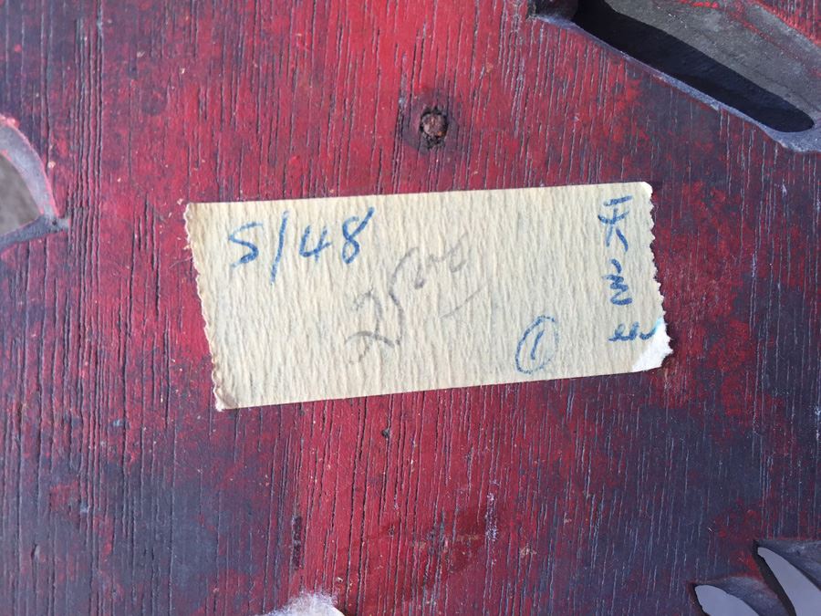 Antique Round Asian Wood Carving [Photo 8]