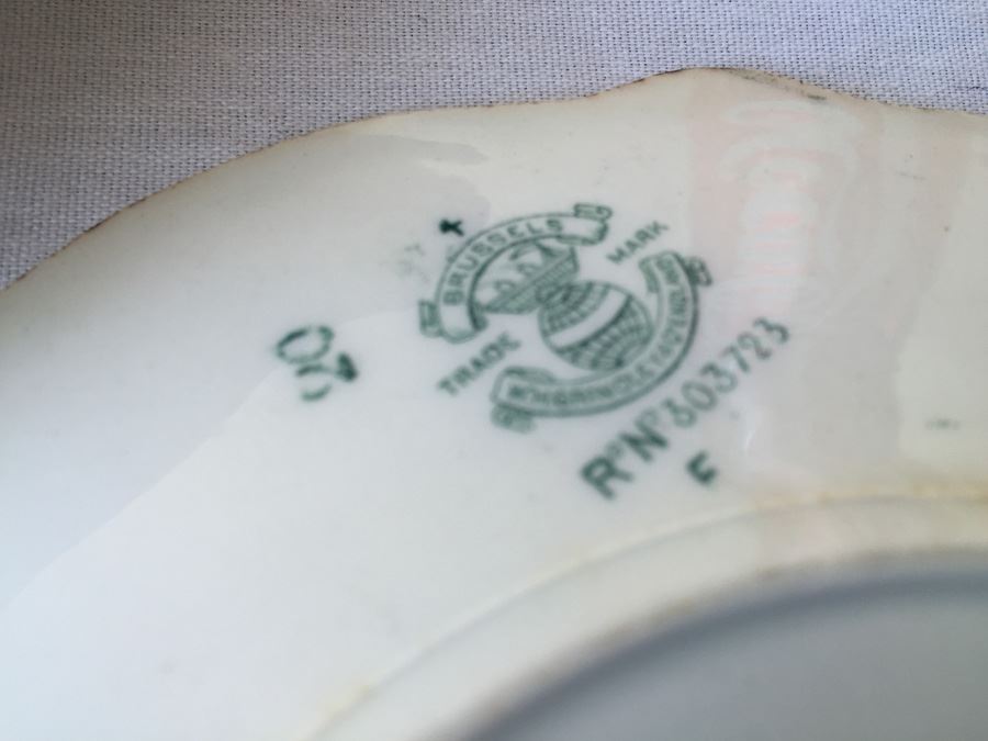 W. H. Grindley & Co England China Set Brussels 1897 [Photo 12]