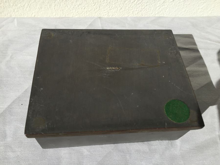 Metal Box With Lid Hand Made In Hong Kong [Photo 6]